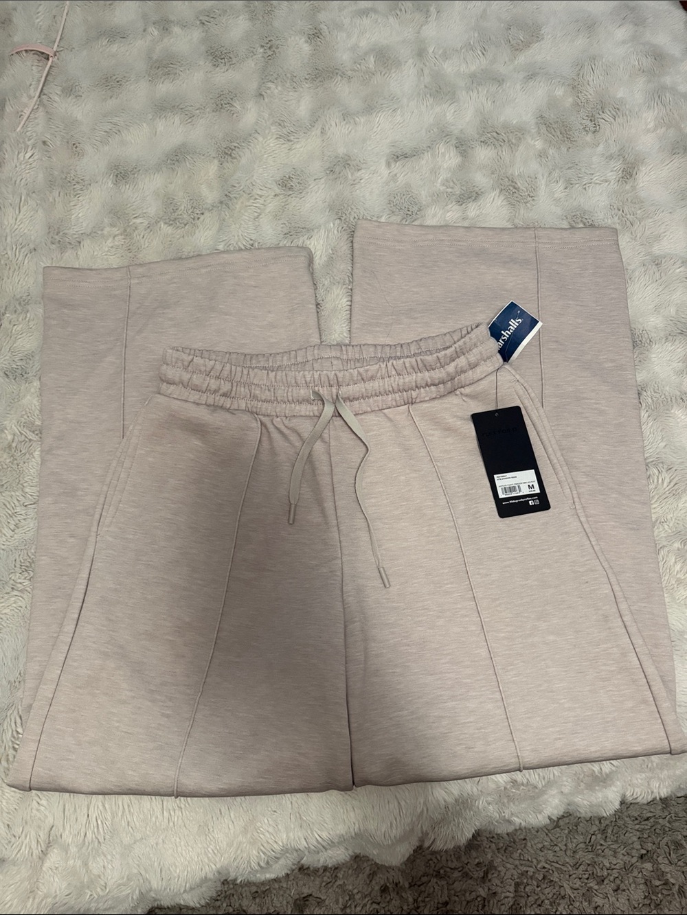 Womens Cozy Drawstring Sweatpants - Cream brand new w tags - Picture 8 of 14